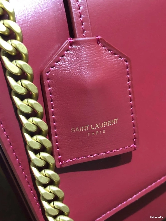 YSL MEDIUM SMOOTH SATCHEL IN LEATHER SUNSET 0821